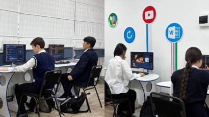 Мектебімізде 10-11 сыныптарға қаржылық сауаттылықты арттыру мақсатында ”Qarzhy Saqshysy” атты сюжеттік компьютерлік ойынды ойнады.